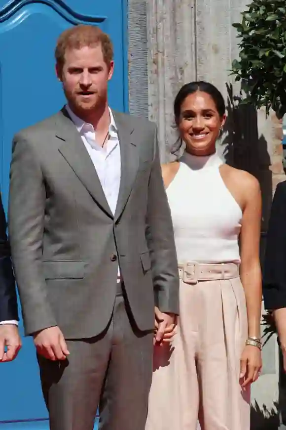 . 06/09/2022. Dusseldorf, Germany. Prince Harry and Meghan Markle, the Duke and Duchess of Sussex, at the Invictus Game