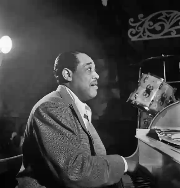 RECORD DATE NOT STATED Portrait of Duke Ellington, Aquarium, New York, N.Y., ca. Nov. 1946 . 1062_16_M_-1994-