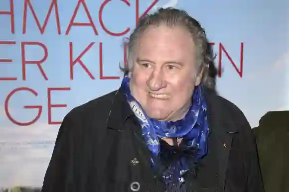 Gerard Depardieu bei der Premiere des Kinofilms Der Geschmack der kleinen Dinge / Umami im Cinema Paris. Berlin, 12.01.2