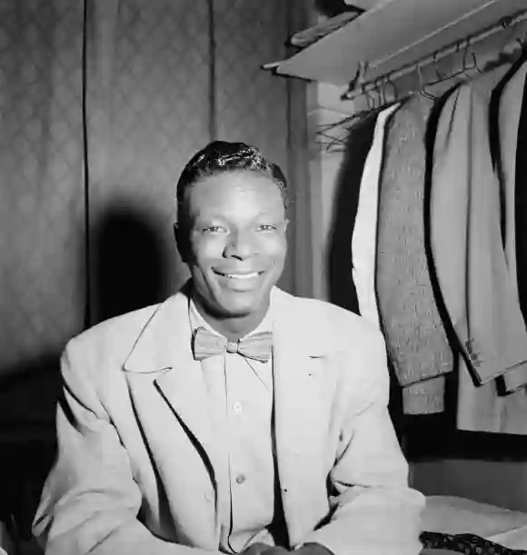 RECORD DATE NOT STATED Portrait of Nat King Cole, Paramount Theater, New York, N.Y., ca. Nov. 1946. Creator: William Pau