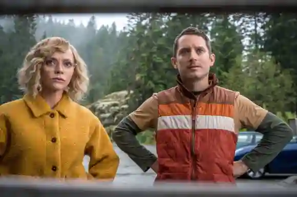 RECORD DATE NOT STATED YELLOWJACKETS, de gauche à droite : Christina Ricci, Elijah Wood, (Saison 2, première le 26 mars 2023). pho