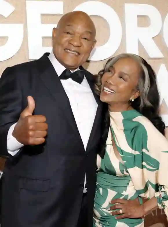 LOS ANGELES, CA - APRIL 26: George Foreman, Sonja Sohn At The World Premiere Of Affirm Films And Sony Pictures Entertain