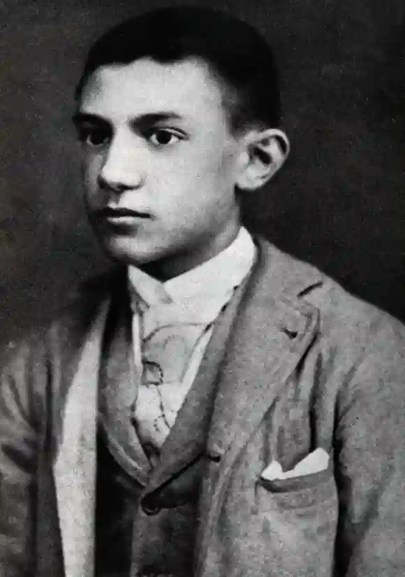 The Spanish painter, sculptor and lithographer Pablo Picasso at 15 years Italy PUBLICATIONxINxGERxSUIxAUTxONLY - ZUMAm16
