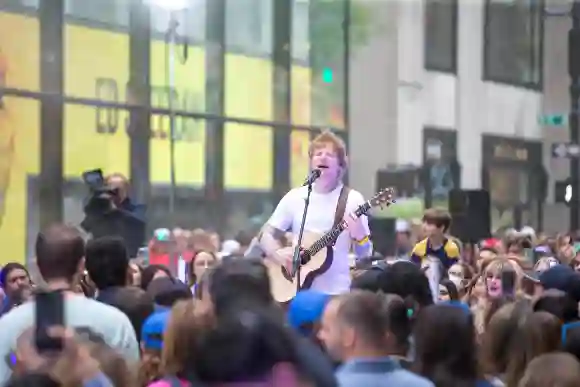 June 6, 2023, New York City, NY, USA: Ed Sheeran performs on NBC s Today at Rockefeller Plaza on June 06, 2023 in New Yo