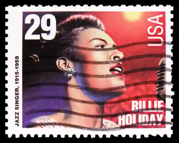 MOSCOW,  RUSSIA  -  OCTOBER  8,  2020:  Postage  stamp  printed  in  United  States  shows  Jazz  Si