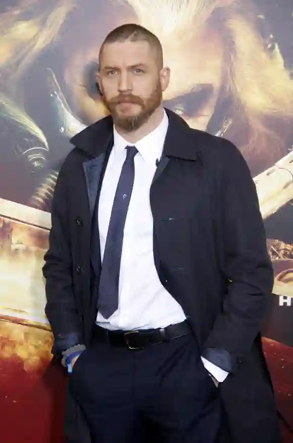 Tom  Hardy  at  the  Los  Angeles  premiere  of  'Mad  Max:  Fury  Road'  held  at  the  TCL  Chines