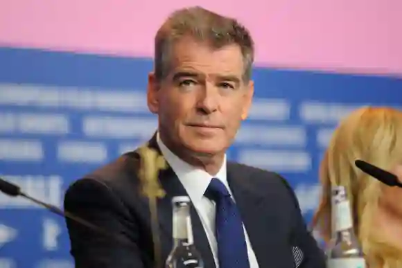 64th Berlinale - Long Way Down Press Conf Pierce Brosnan attending the A Long Way Down Press Conference during the 64th