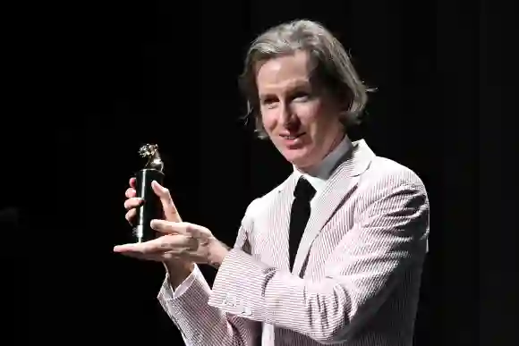 Wes Anderson receives the Cartier Glory to the filmmaker award 2023 during the 80th Venice International Film Festival o