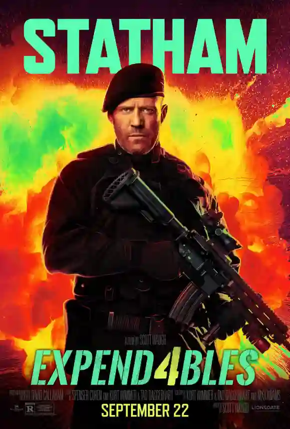 Jason Statham USA. Jason Statham in the (C)Lionsgate new film: The Expendables 4 ( aka Expend4bles ) (2023) . Plot: Arme