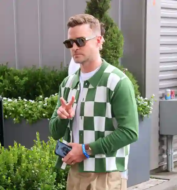 Celebs Arrive At US Open - NYC Justin Timberlake arrives at the Men s final of The US Open in New York City, NY, USA on