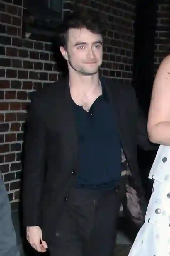 NEW YORK, NY - OCTOBER 23: Daniel Radcliffe seen at The Late Show With Stephen Colbert in New York City on October 23, 2