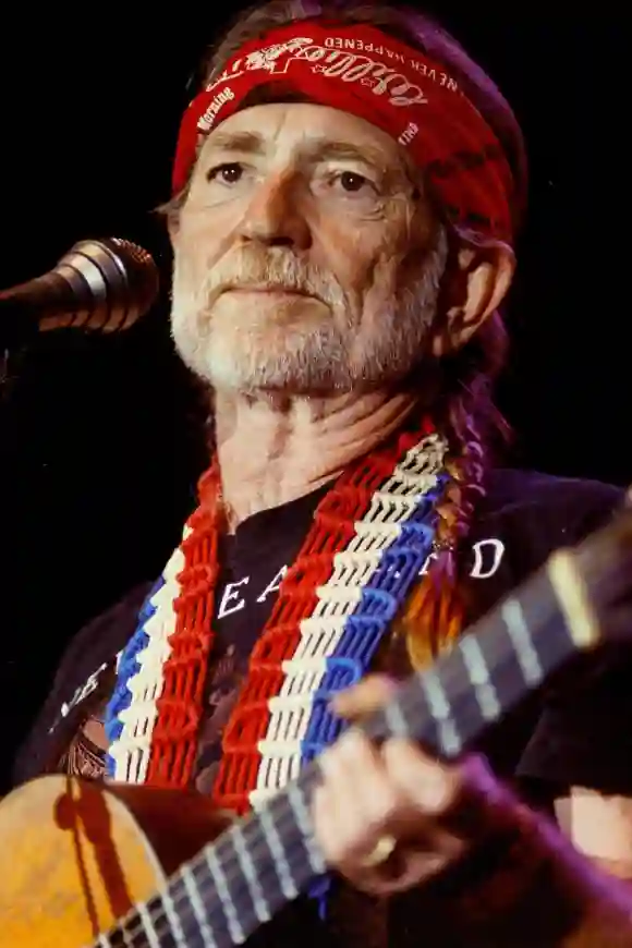 Syndication : The Greenville News Willie Nelson joue au Anderson Civic Center à Anderson le 15 novembre 1991. ÉDITORIE