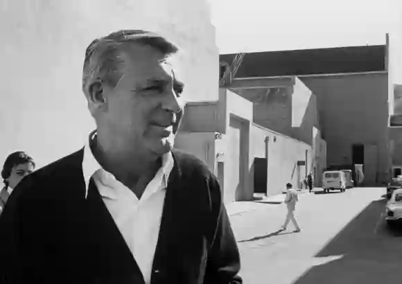 Actor  Cary  Grant  on  lot  at  Universal  Studio.John  Dominis/The  LIFE  Picture  CollectionS