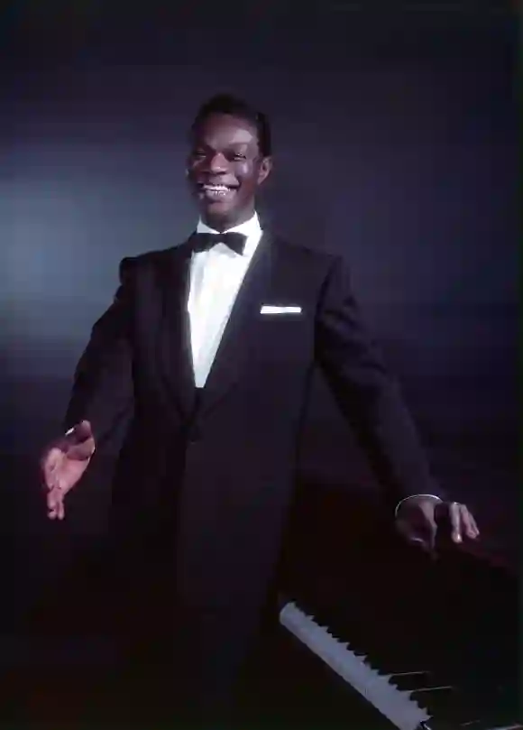 Portrait  of  American  pop  and  jazz  vocalist./pianist  Nat  King  Cole  (1917  -  1965),  dresse