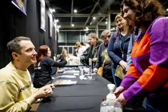 UTRECHT - L'acteur Elijah Wood lors de l'édition hivernale de Heroes Dutch Comic Con au Jaarbeurs. Le Dutch Comic Con est un événement