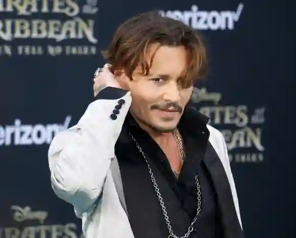 Johnny Depp at the U.S. premiere of 'Pirates Of The Caribbean: Dead Men Tell No Tales' held at the D