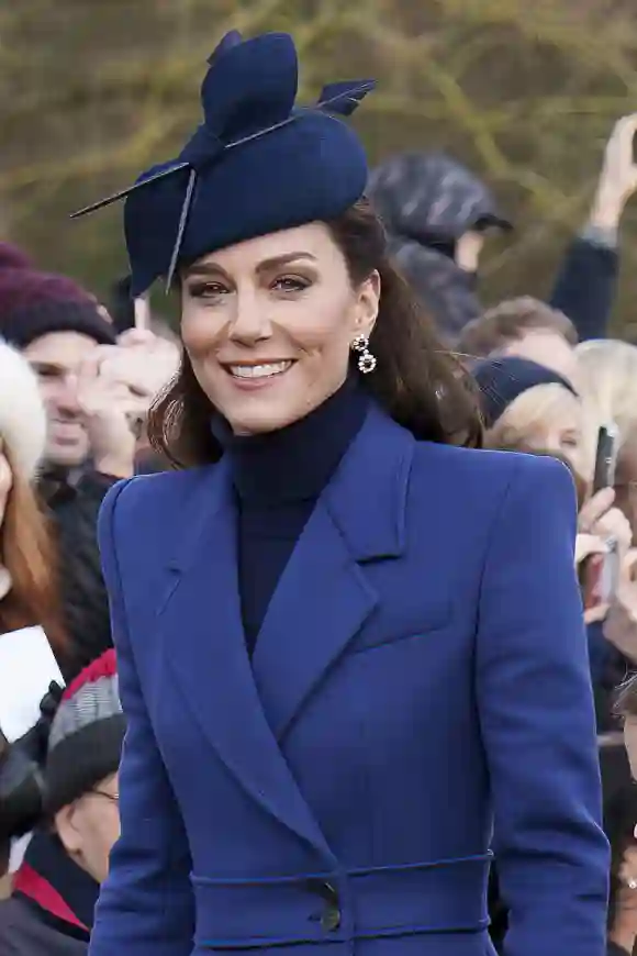 Members of the royal family attend the Christmas Day service on the Sandringham estate Where: Sandringham, Norfolk, Unit