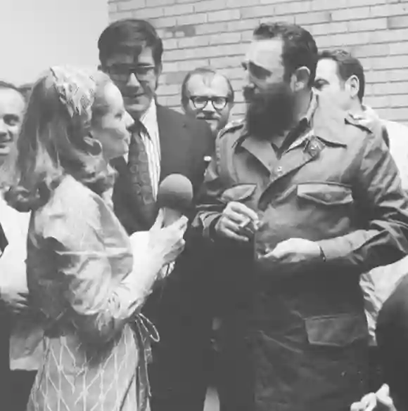 Fidel Castro Fidel Castro and Barbara Walters in June 1975. Photo by Dennis Brack Havana Cuba EDITORIAL USE ONLY Copyrig