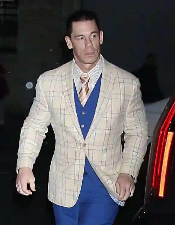John Cena and Shay Shariatzadeh on The Late Show with Stephen Colbert to talk about new movie Argylle Featuring: John Ce