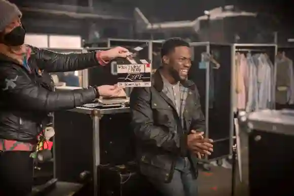 RECORD DATE NOT STATED LIFT, Kevin Hart, on set, 2024. ph: Matt Towers / Netflix / Courtesy Everett Collection PUBLICATI