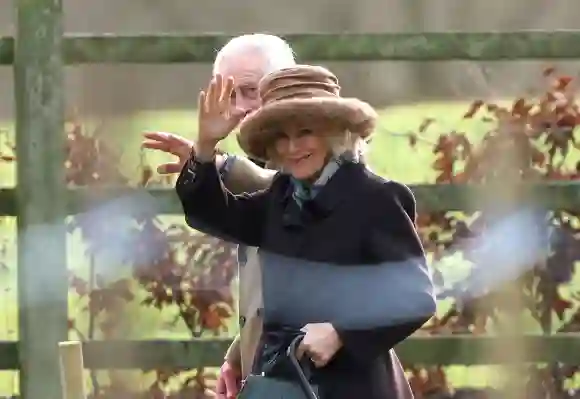 King Charles III and Queen Camilla attend the Sunday Holy Communion service at St. Mary Magdalene church in Sandringham,