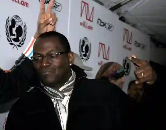 Randy Jackson assiste au concert de charité pour les victimes du tsunami et au lancement du groupe de musique Will.I.am à l'Avalon à H