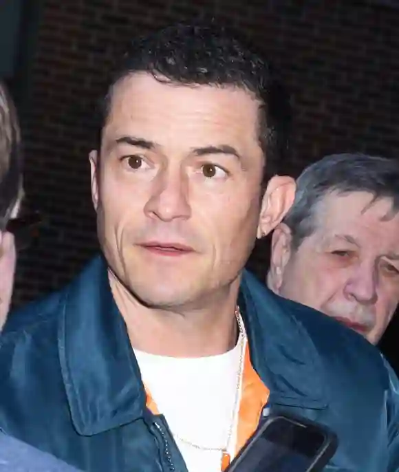 Orlando Bloom stops by The Late Show With Stephen Colbert . Featuring: Orlando Bloom Where: New York City, New York, Uni