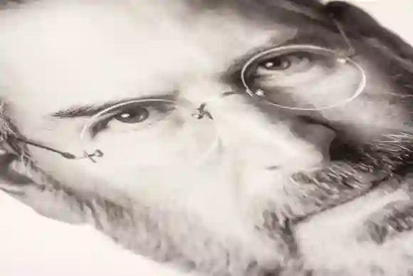 BUCHAREST, ROMANIA - FEBRUARY 20, 2014: Steve Jobs Photo On Steve Jobs Biography Book. Was written at the request of Job