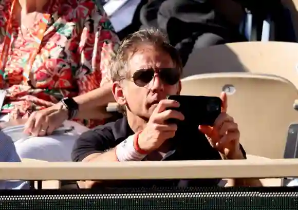 CÃ lÃ britÃ s in the stands of the 2024 Roland Garros French Open tennis tournament in Paris Ben Stiller CÃ lÃ britÃ s i