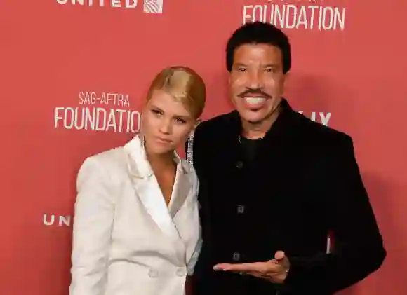 Lionel Richie & Sofia Richie at the SAG-AFTRA Foundation's Patron of the Artists Awards at the Wallis Annenberg Center f