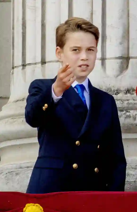 15-06-2024 England Prince George of Wales, pose on the balcony of Buckingham Palace after attending the Kings Birthday P