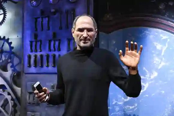 Wax Statues At Musee Grevin - Paris Steve Jobs Former CEO of Apple wax statue at the Musee Grevin in Paris, France on Ju