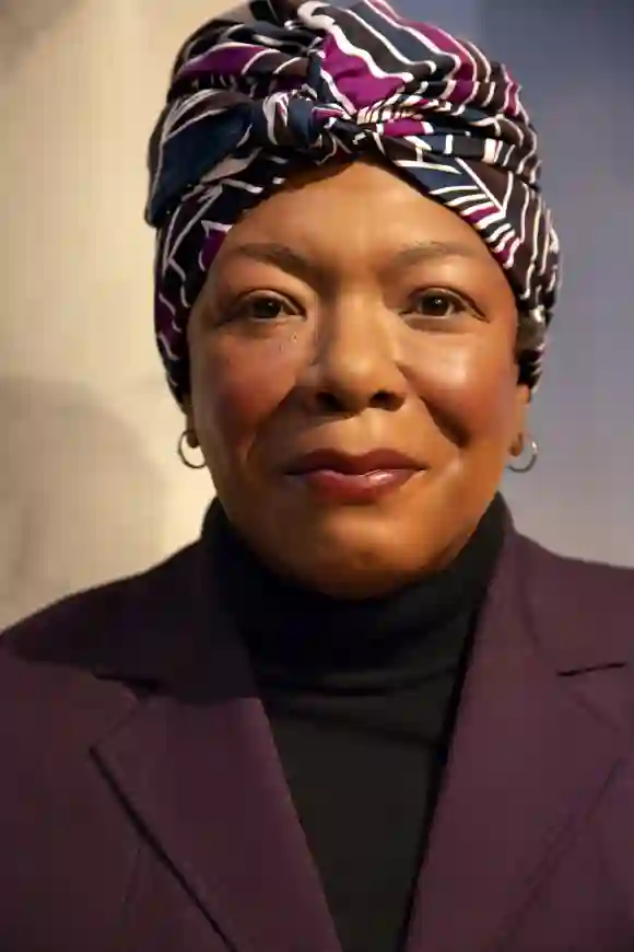 Maya Angelou in Madame Tussauds of New York, New York, USA - April 30, 2018: Maya Angelou in Madame Tussauds of New York