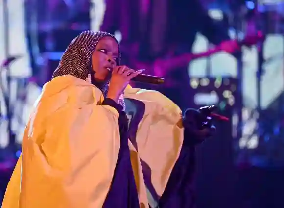 Lauryn Hill performs during the 24th annual BET Awards live telecast at the Peacock Theater in Los Angeles on Sunday, Ju