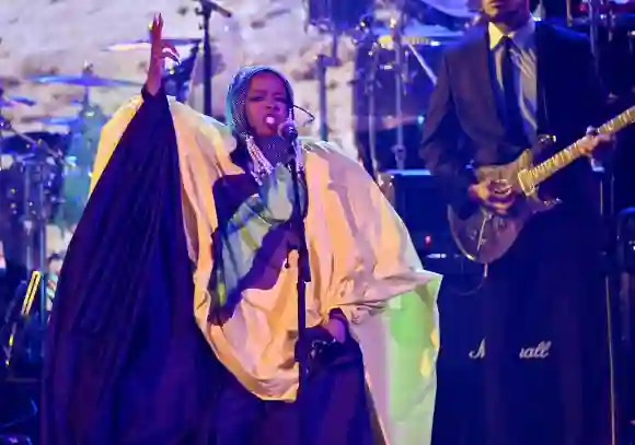 Lauryn Hill performs during the 24th annual BET Awards live telecast at the Peacock Theater in Los Angeles on Sunday, Ju