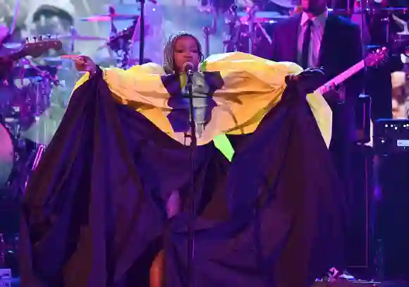 Lauryn Hill performs during the 24th annual BET Awards live telecast at the Peacock Theater in Los Angeles on Sunday, Ju