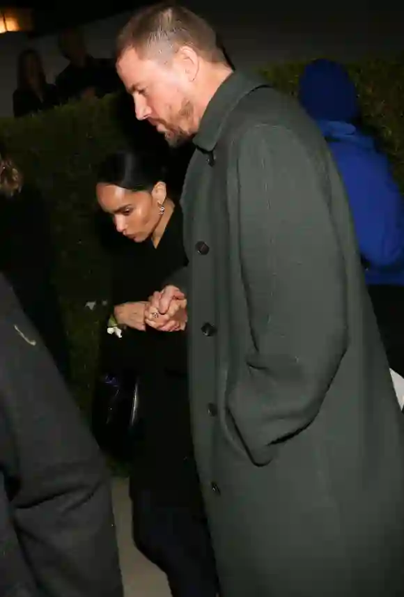 Celebs at a Pre-Oscars party in Bel Air Zoe Kravitz and Channing Tatum at a Pre-Oscars party in Bel Air, Los Angeles, US