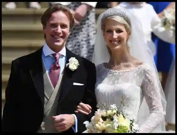 Lady Gabriella Windsor wedding Windsor, United Kingdom. Lady Gabriella Windsor wedding. HM Queen Elizabeth II accompanie