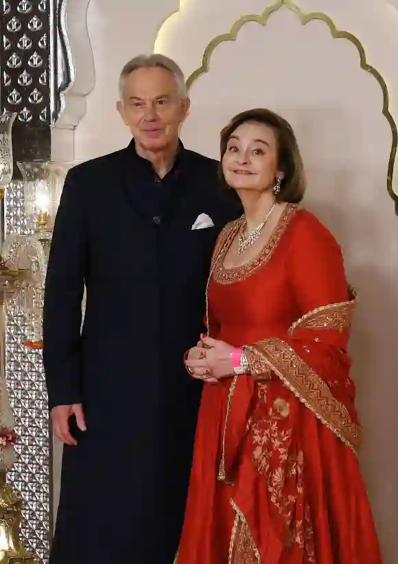 July 12, 2024, Mumbai, Maharashtra, India: Former Prime Minister of United Kingdom (UK) Tony Blair pose for a photo with