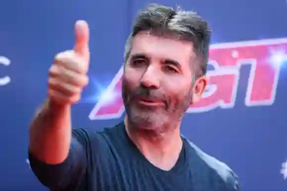 English TV personality Simon Cowell arrives at NBC's 'America's Got Talent' Season 17 Kick-Off Red Carpet held at the Pa