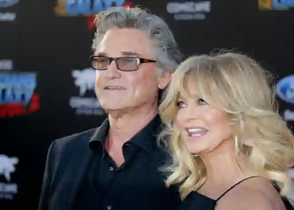 Goldie Hawn and Kurt Russell at the Los Angeles premiere of 'Guardians Of The Galaxy Vol. 2' held at the Dolby Theatre i