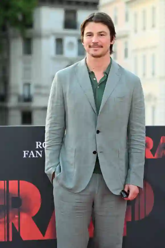 American actor and film producer Josh Daniel Hartnett on the red carpet of Trap film at the Barberini terrace. Rome (Ita