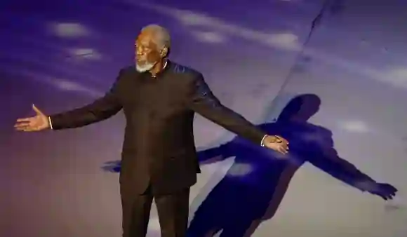 Mandatory Credit: Photo by Kieran McManus/Shutterstock (13625667ar) Morgan Freeman at the FIFA World Cup, WM, Weltmeist