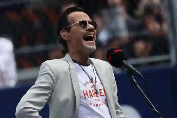 F1 Miami Grand Prix 2024 Marc Anthony performs the national anthemn before of the Formula 1 Miami Grand Prix at Miami In