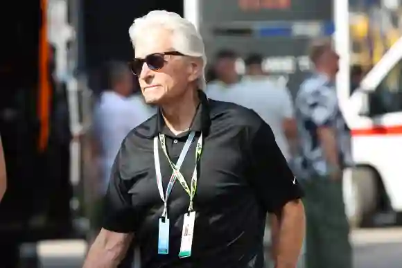 31.08.2024, xsvx, Motorsport FIA Formel 1, Großer Preis von Italien 2024 emspor, v.l. Schauspieler Michael Douglas (FIA