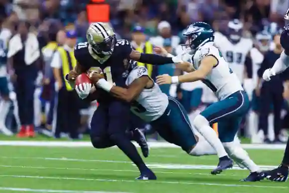 NFL, American Football Herren, USA Philadelphia Eagles at New Orleans Saints Sep 22, 2024; New Orleans, Louisiana, USA;
