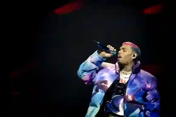 AMSTERDAM - Chris Brown during a concert in the Ziggo Dome. The concert is part of the Under the Influence Tour. ANP SAN