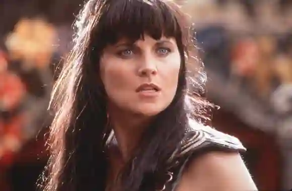 Lucy Lawless in 'Xena: Warrior Princess' in 1996.