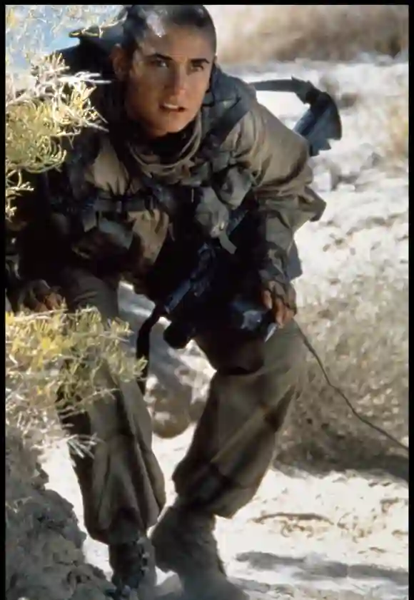 Demi Moore in the 1997 film, "G.I. Jane".