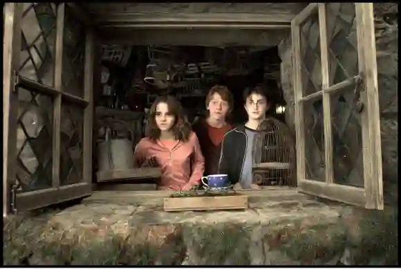 Emma Watson, Rupert Grint y Daniel Radcliffe en una escena de 'Harry Potter y el prisionero de Azkaban'